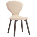 Walnut Beige Dining Side Chair V606398