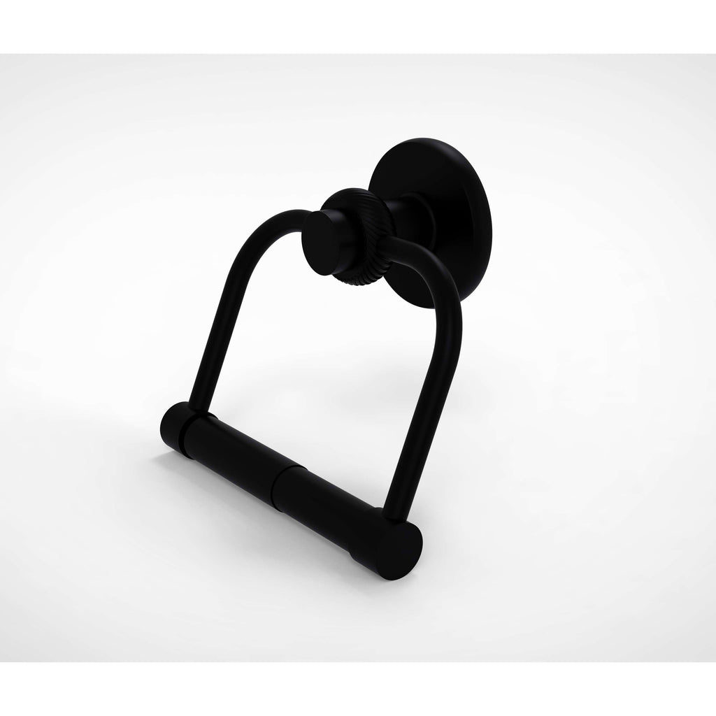 Matte Black 2 Post Toilet Tissue Holder S486806