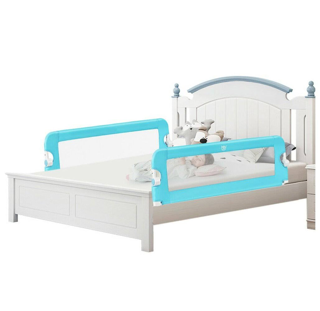 Blue Breathable Baby Swing Bed Rail Guard W55554