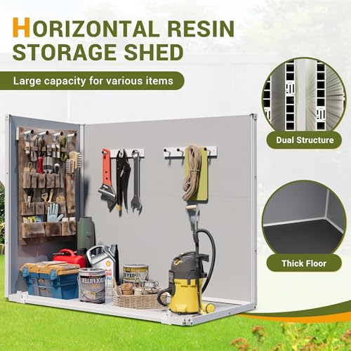 Resin Outdoor Storage Shed 41 Cu.Ft F8143