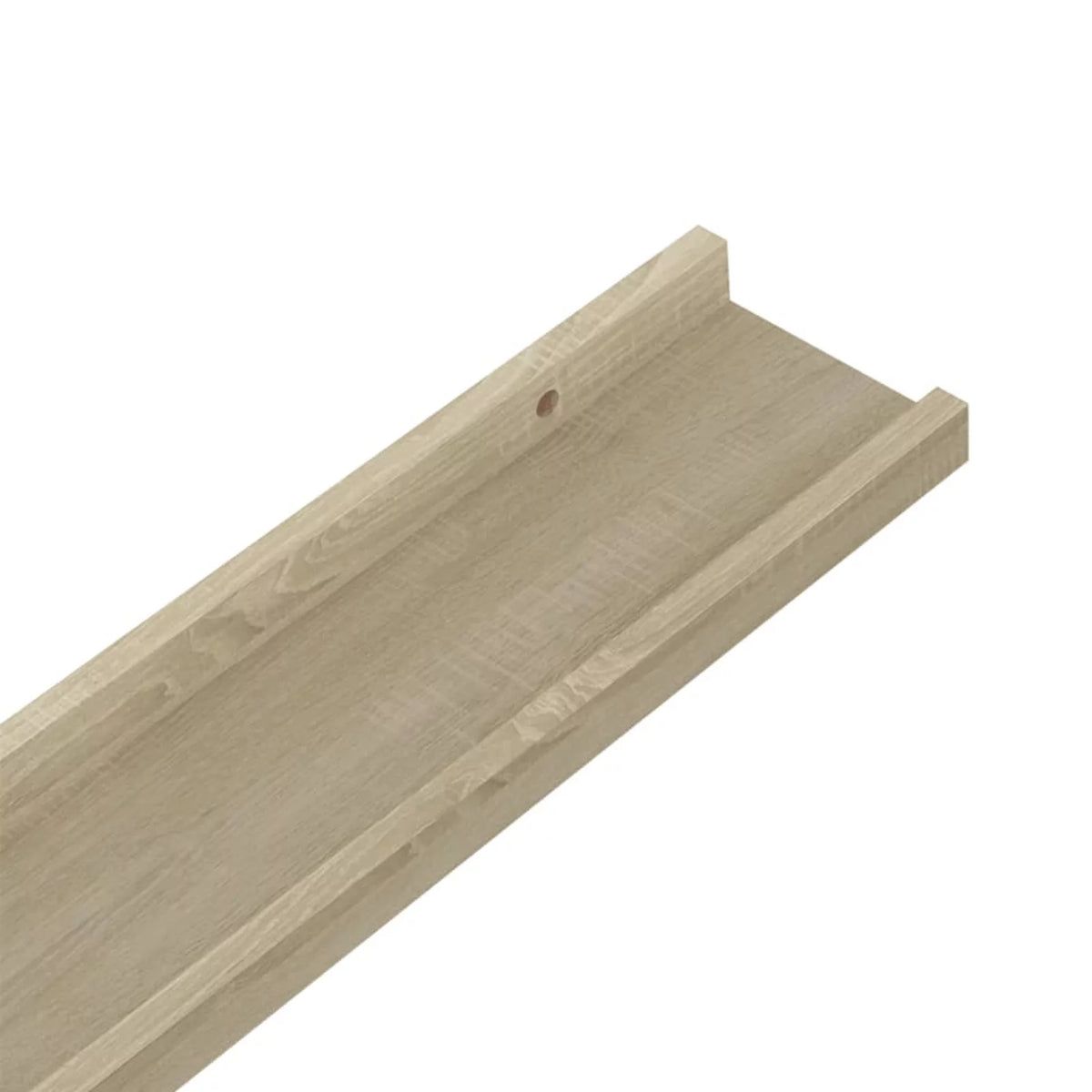 4 Piece MDF Floating Shelves Sonoma Oak F676
