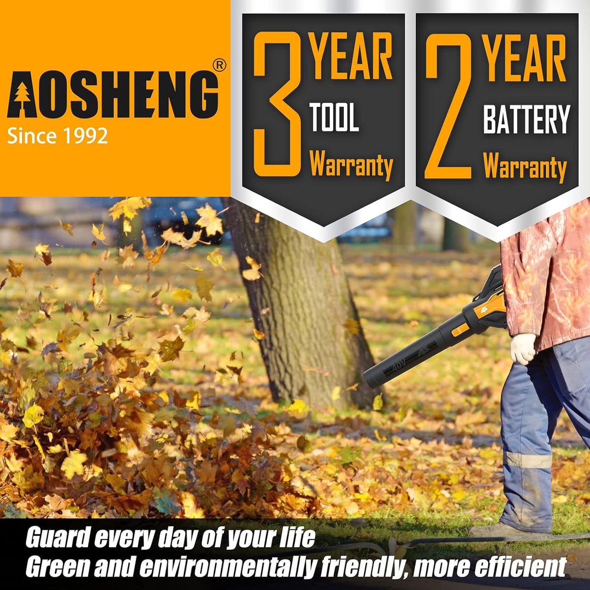 40V Cordless Leaf Blower with 2.5 Ah Battery & Charger, 530CFM E553