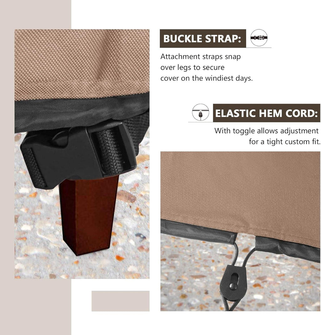 94 inch Waterproof Heavy Duty Patio Table Cover E662777