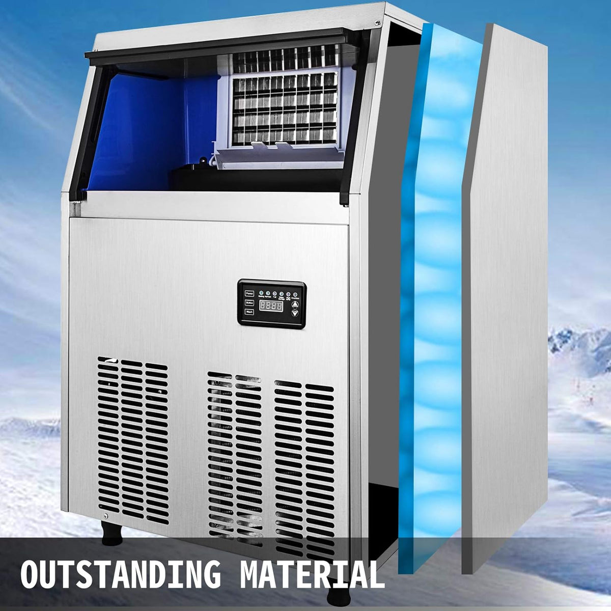 110V Commercial Ice Maker 150lbs/24h X308