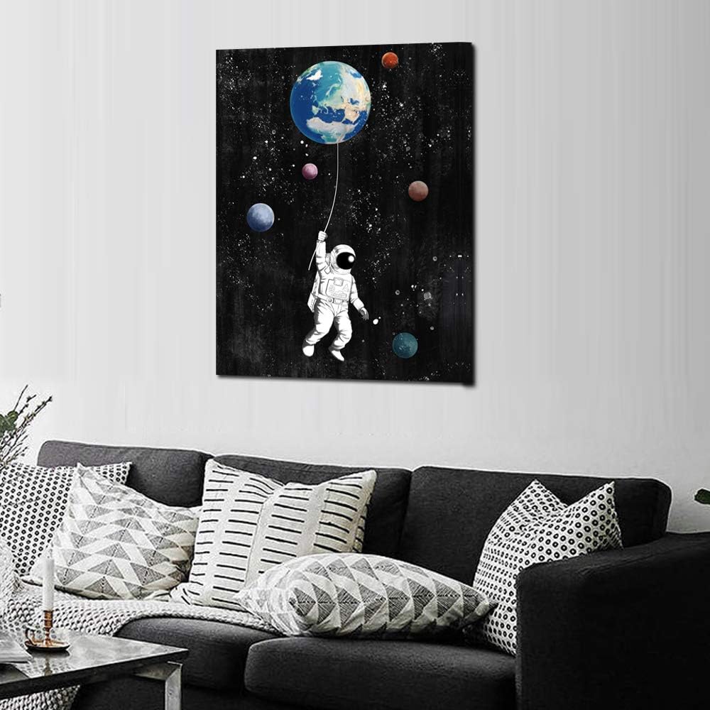 Funny Spaceman Wall Art Canvas Prints 24x32inch J3448
