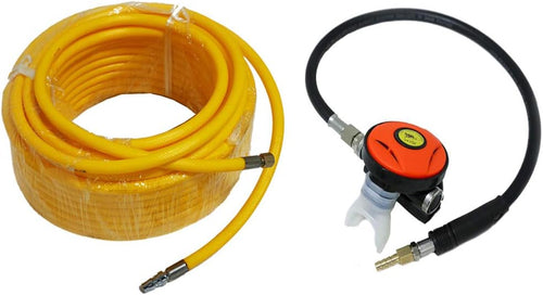 145PSI Scuba Second Stage Regulator & PVC Air Hose & Diving Mask D3418