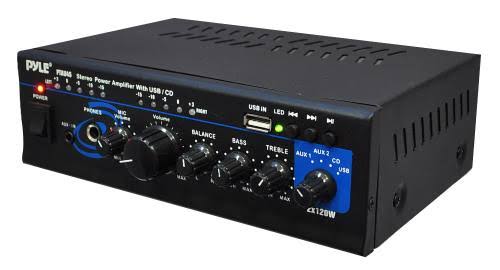 2x120 Watt Stereo Power Amplifier with USB & CD Input N6008