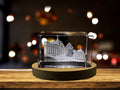 3D Engraved Crystal Keepsake M47480
