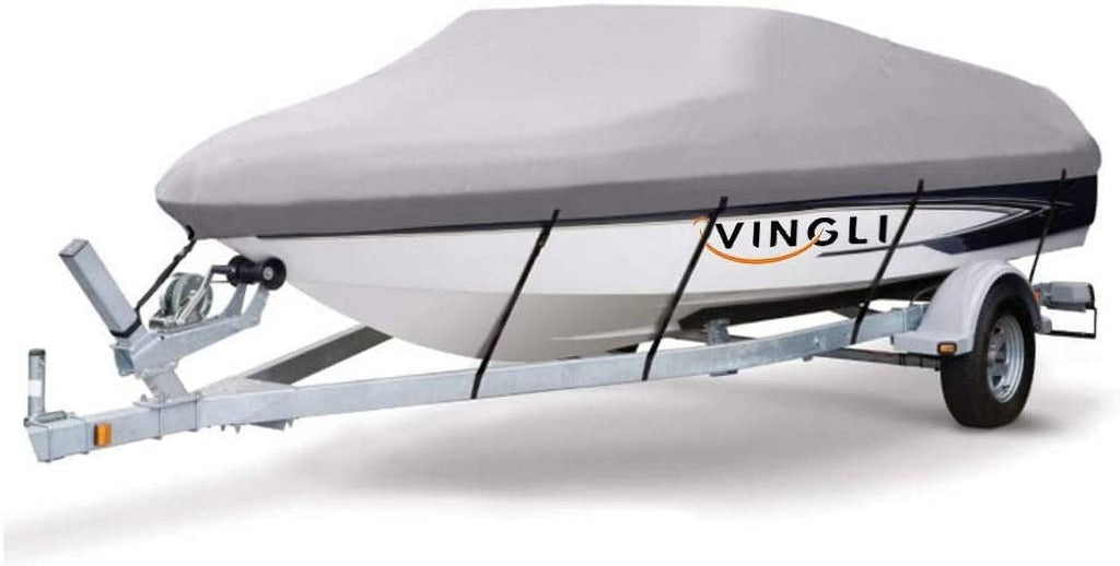 Boat Cover Heavy Duty 600D Polyester Waterproof UV Resistant Marine Grade B28062