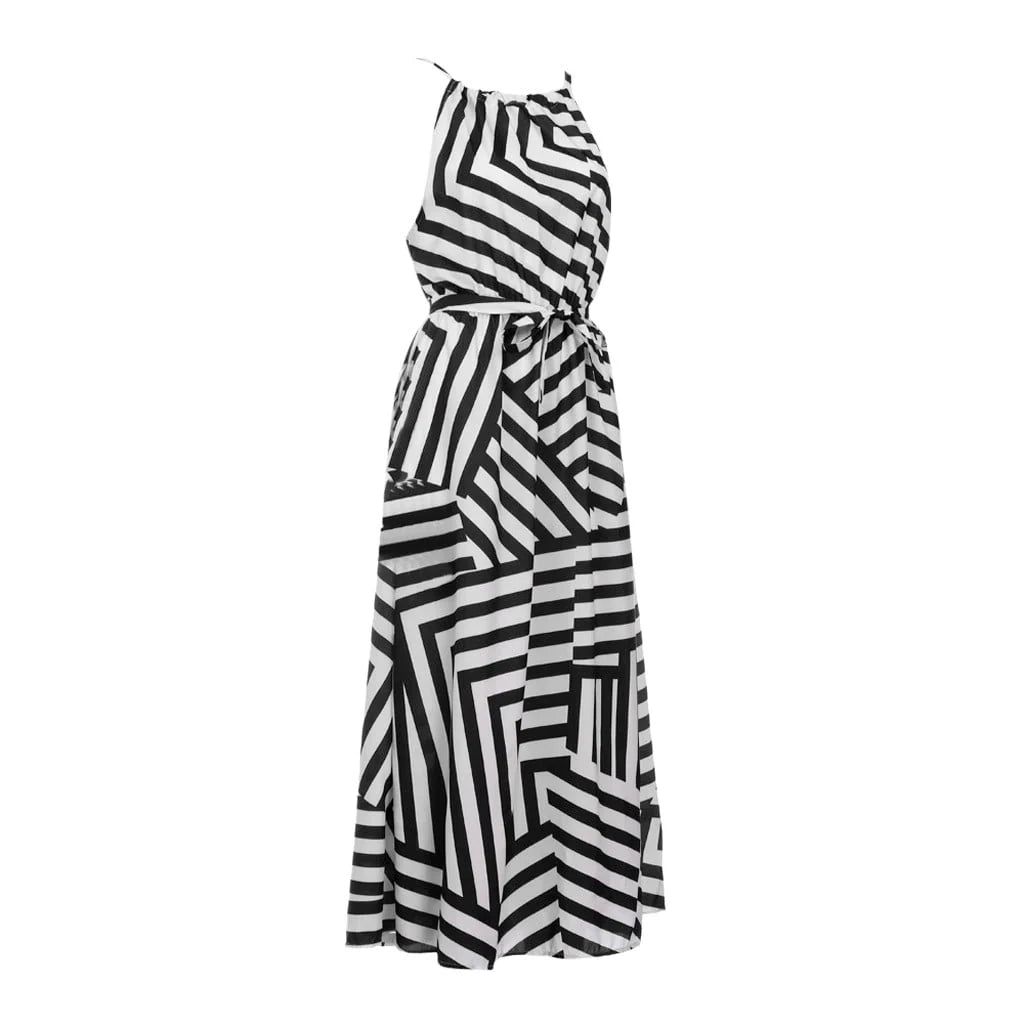 Plus Size Boho Maxi Dress M4145