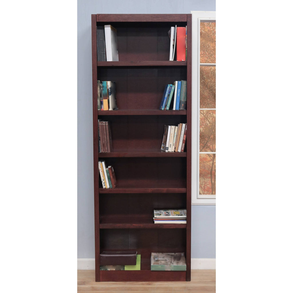 Cherry 6 Shelves Bookcase U622