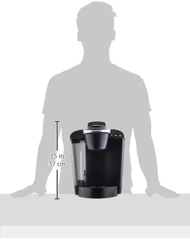 Single Serve Programmable Coffee Maker, 6 to 10 oz Brew Sizes, Black L649
