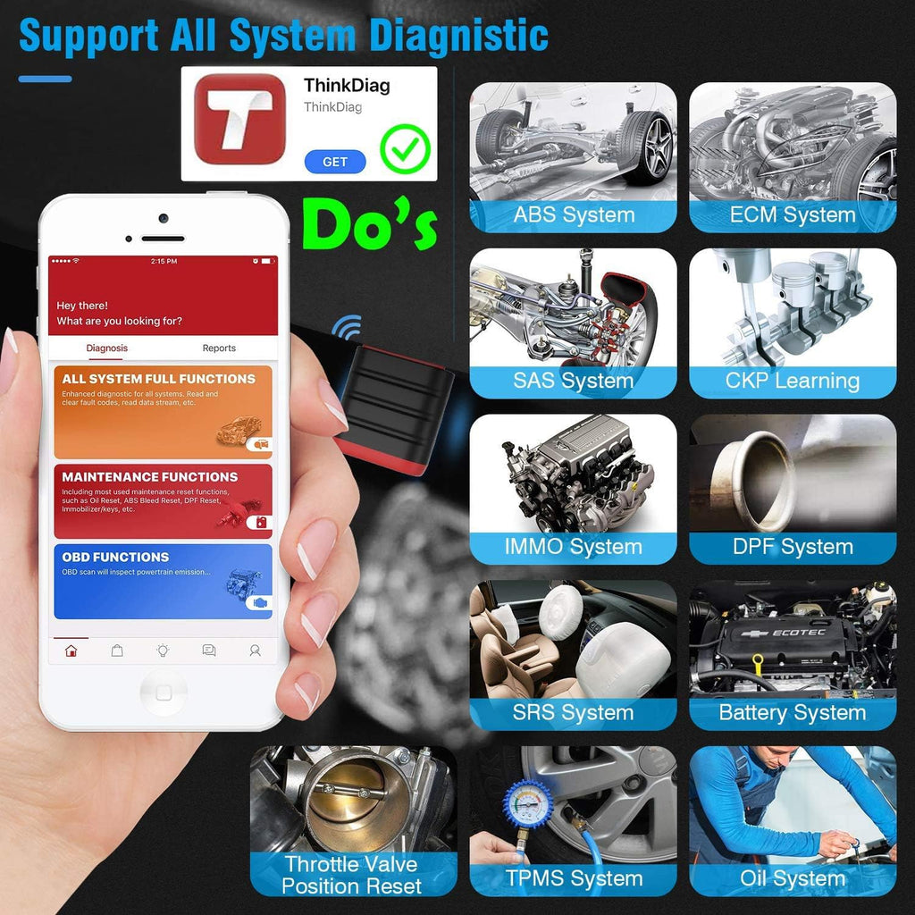 Bluetooth OBD2 Scanner with 15 Reset Service F920