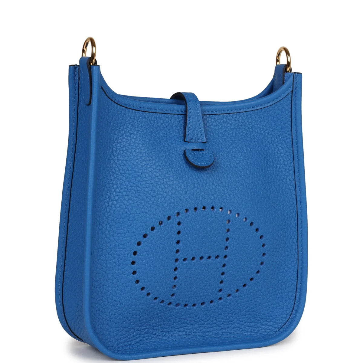 Bleu Zellige Clemence Leather Bag V73288