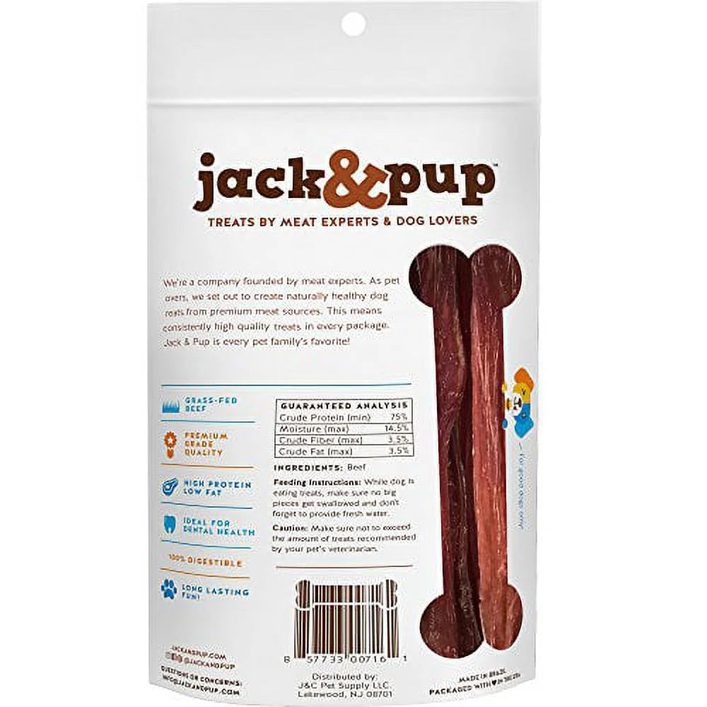 All Natural Beef Bladder Stick Dog Treats 10 Pack X8846