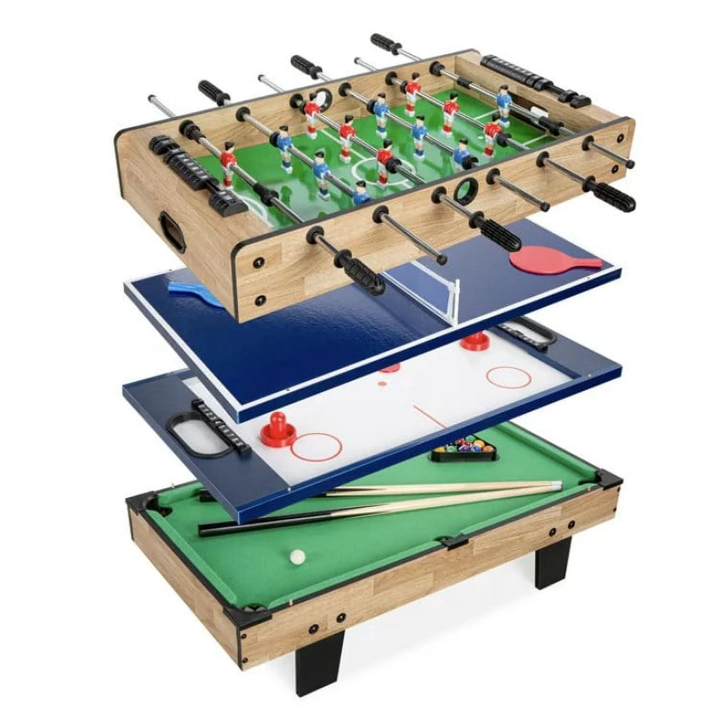 4-in-1 Multi Game Table Brown C318499