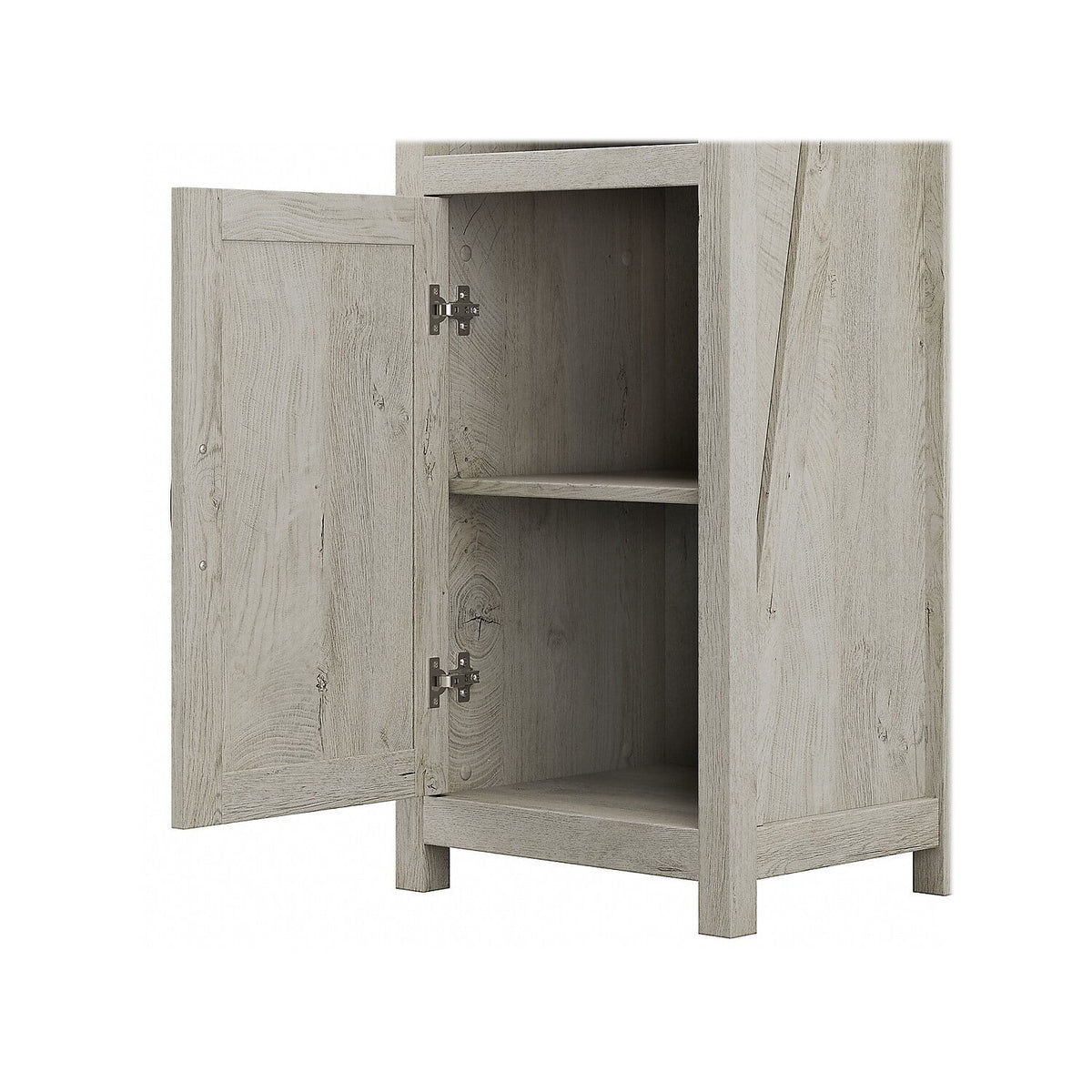 Tall Narrow 5 Shelf Bookcase with Door B281963