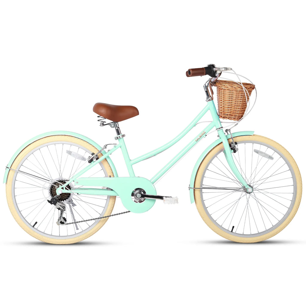 24 Girls Cruiser Bike 6-Speed Purple B7688
