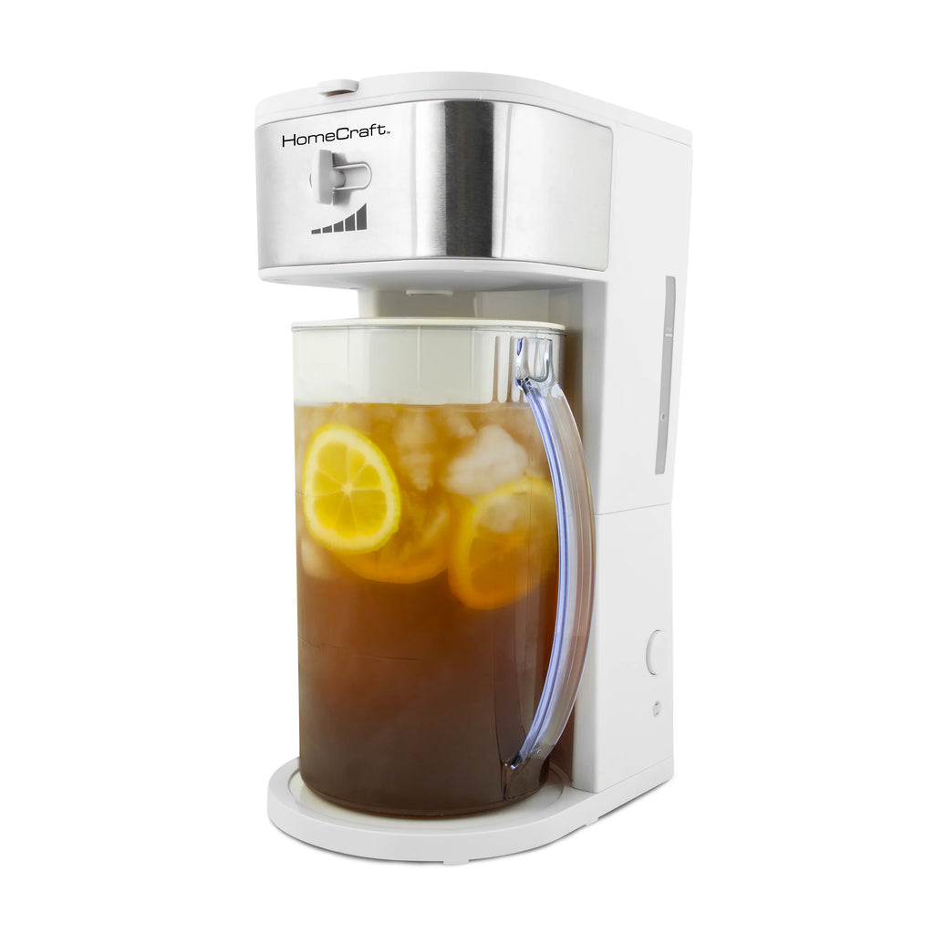 White 3-Quart Iced Tea and Iced Coffee Brewing System B527