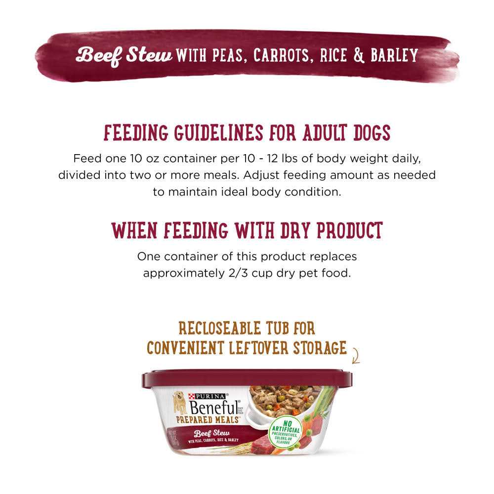 Beef Stew Dog Food W22530