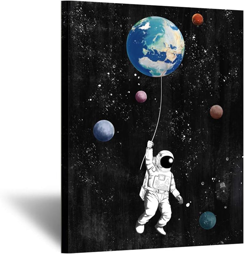 Funny Spaceman Wall Art Canvas Prints 24x32inch J3448
