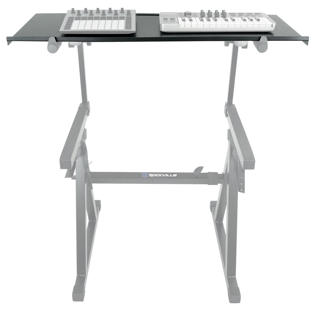 2-Tier X-Stand Keyboard or DJ Stand with Quick Release and Shelf G78088