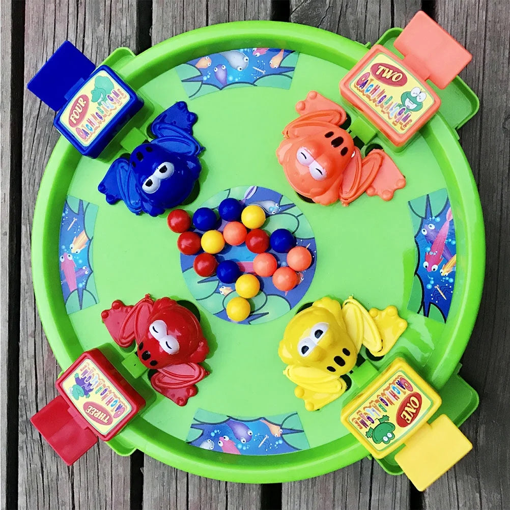 Frogs Eating Balls Game Board Toy Set R24677