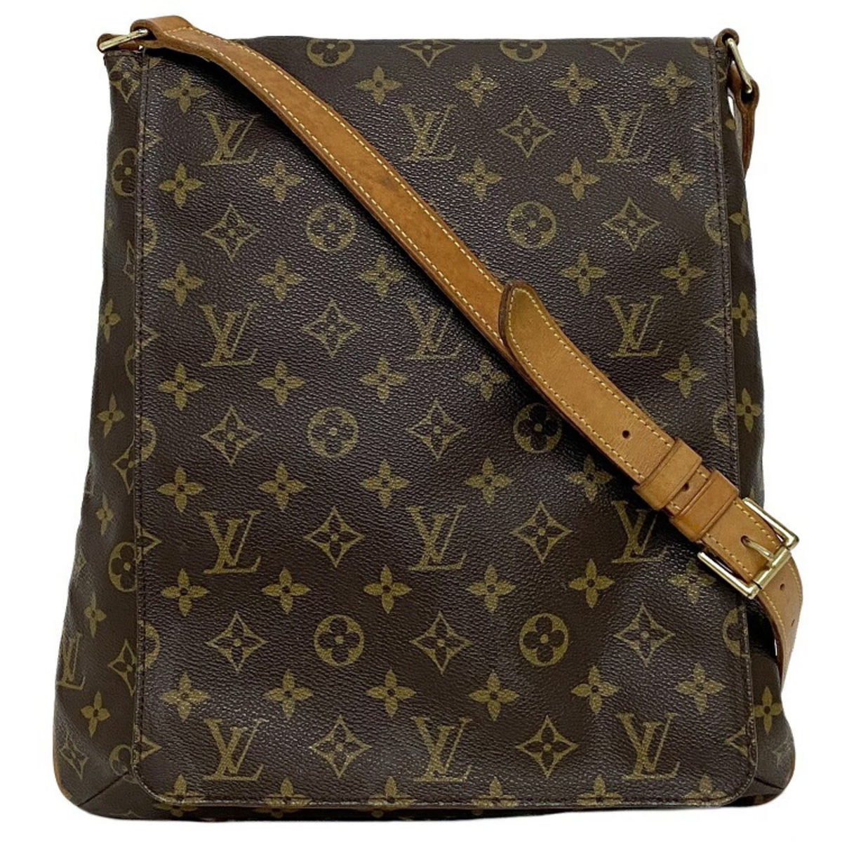 Brown Monogram Shoulder Bag D9637