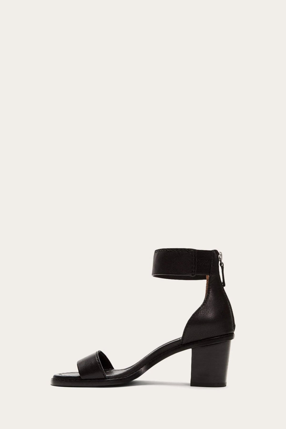Black Back Zip Boots P246977