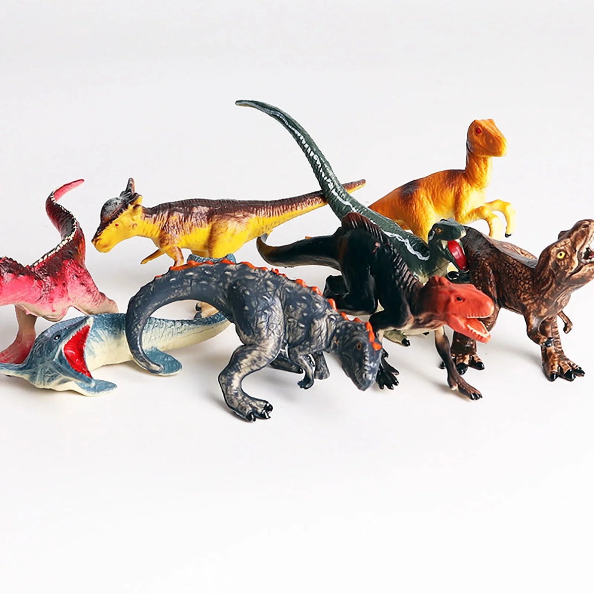 8PCS Simulation Dinosaur Toy Z614083
