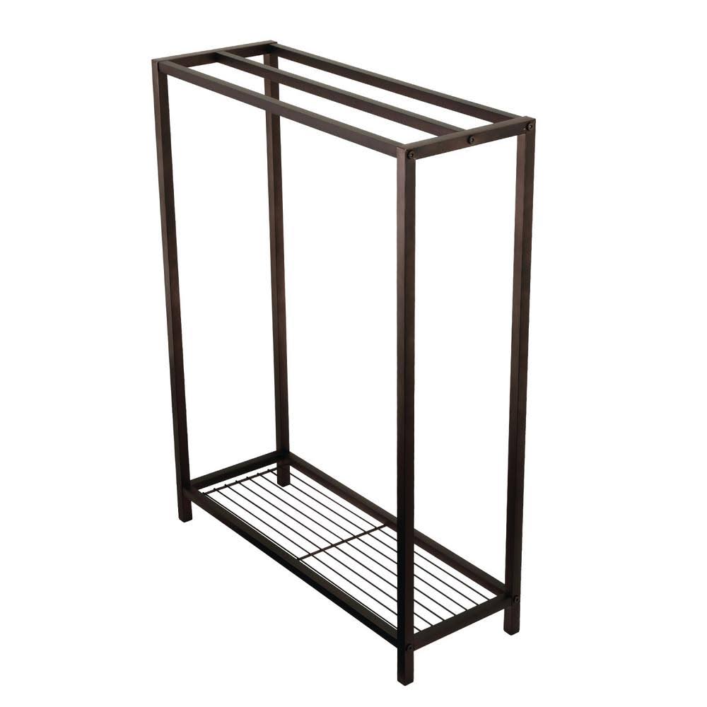 Oil Rubbed Bronze Freestanding Towel Rack W131