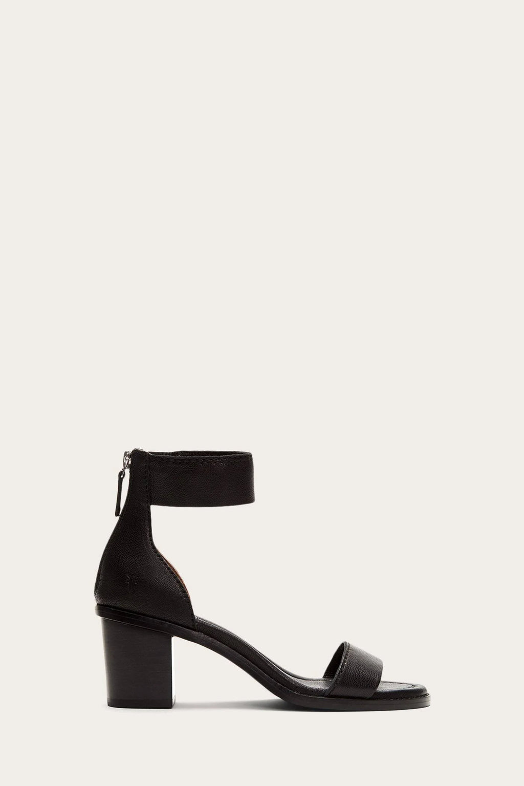 Black Back Zip Boots P246977