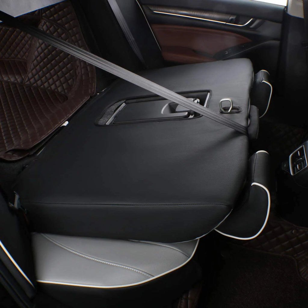 Custom Fit Leather Seat Covers Black/Gray A475353