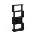 4-Tier Bar Cabinet Cappuccino Brown I932