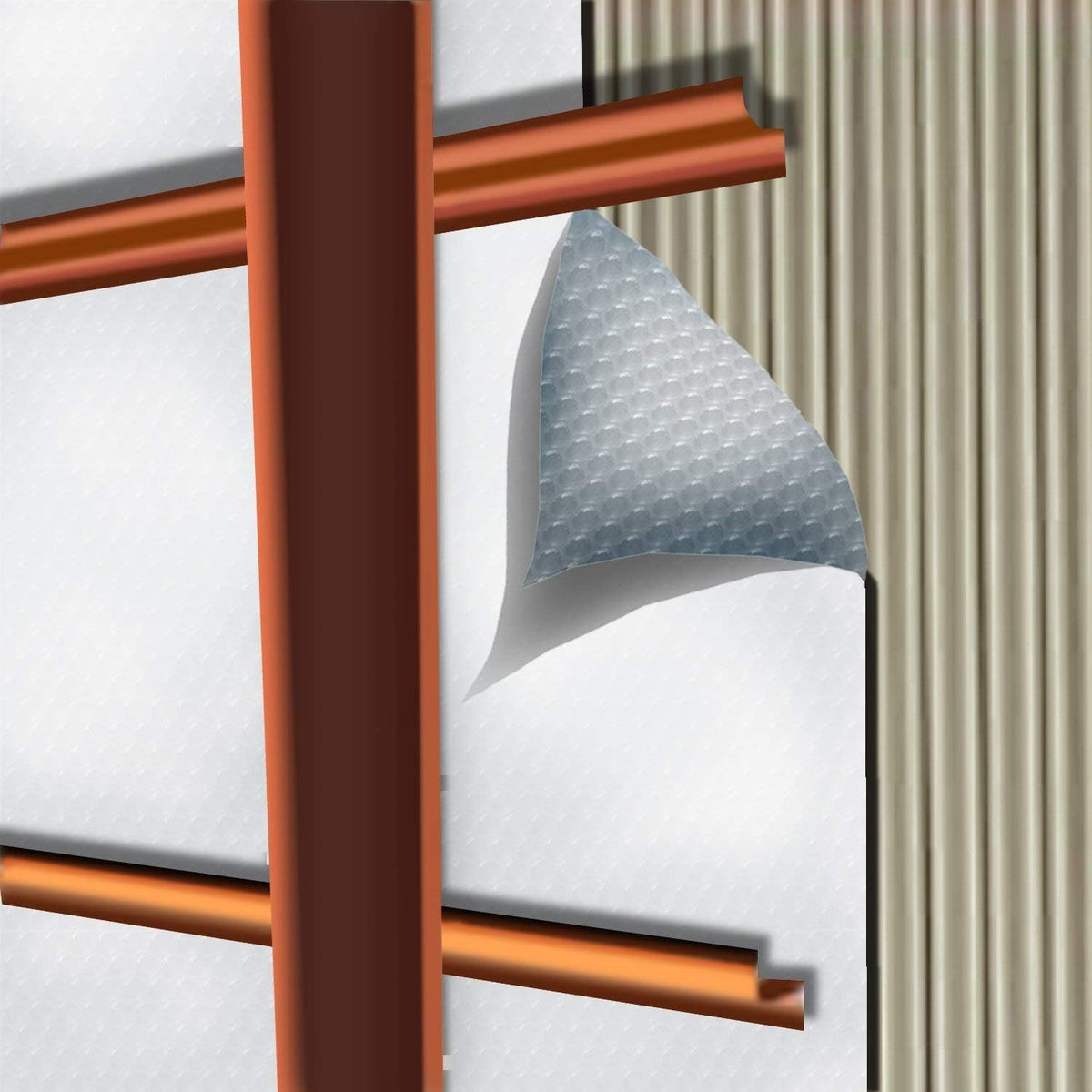 16" X 100' White Double Bubble Reflective Foil Insulation M243