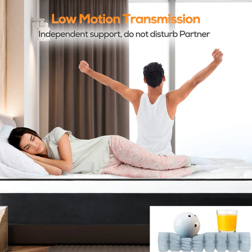 14 inch Gel Memory Foam Pocket Spring Hybrid Mattress L325437