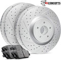 Carbon Brake Rotors Drill Slot Ceramic Pads E89000