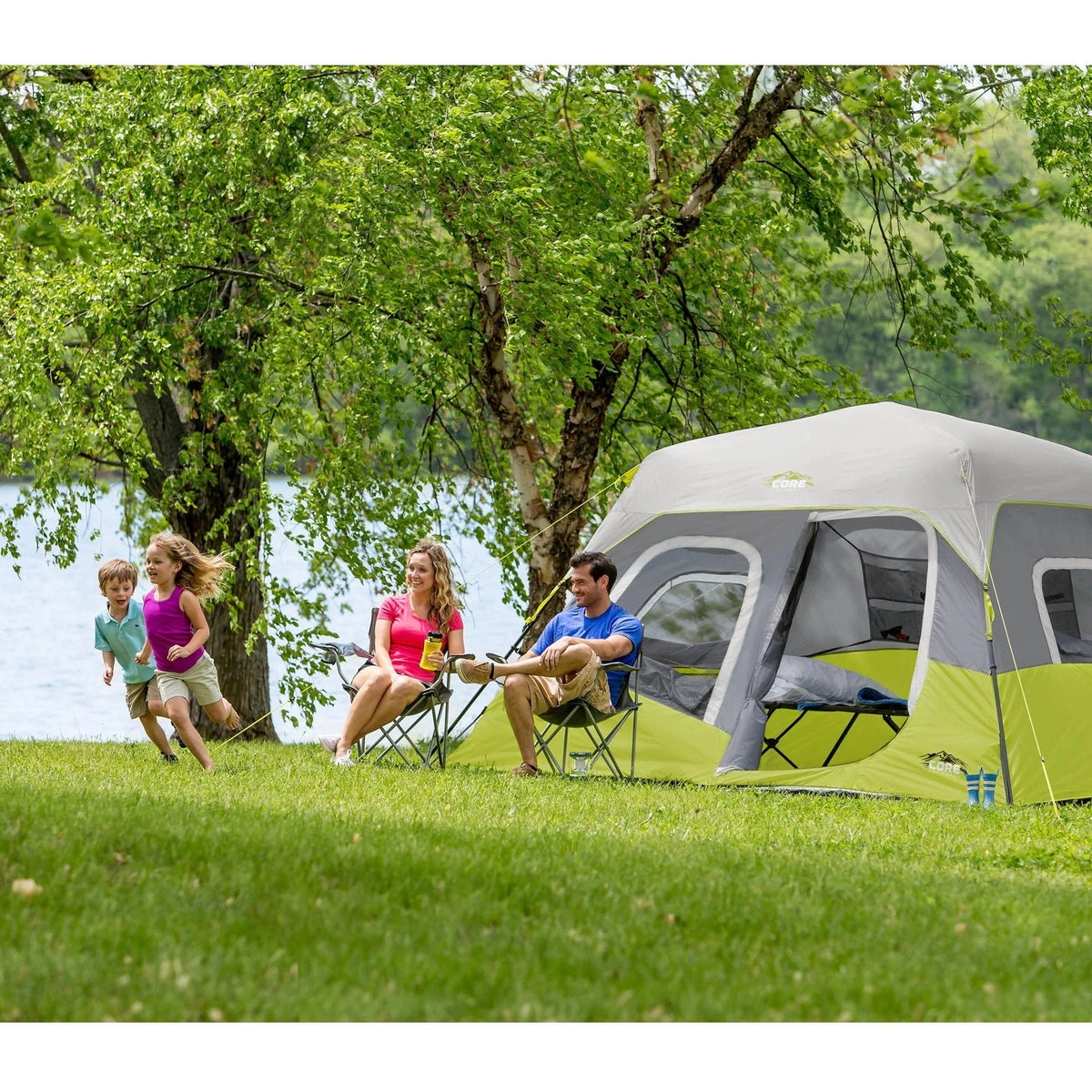 11 x 9-Foot 6-Person Instant Cabin Camping Tent V511333