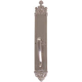 Gothic Pull Plate with S-Grip Pull Satin Nickel T780