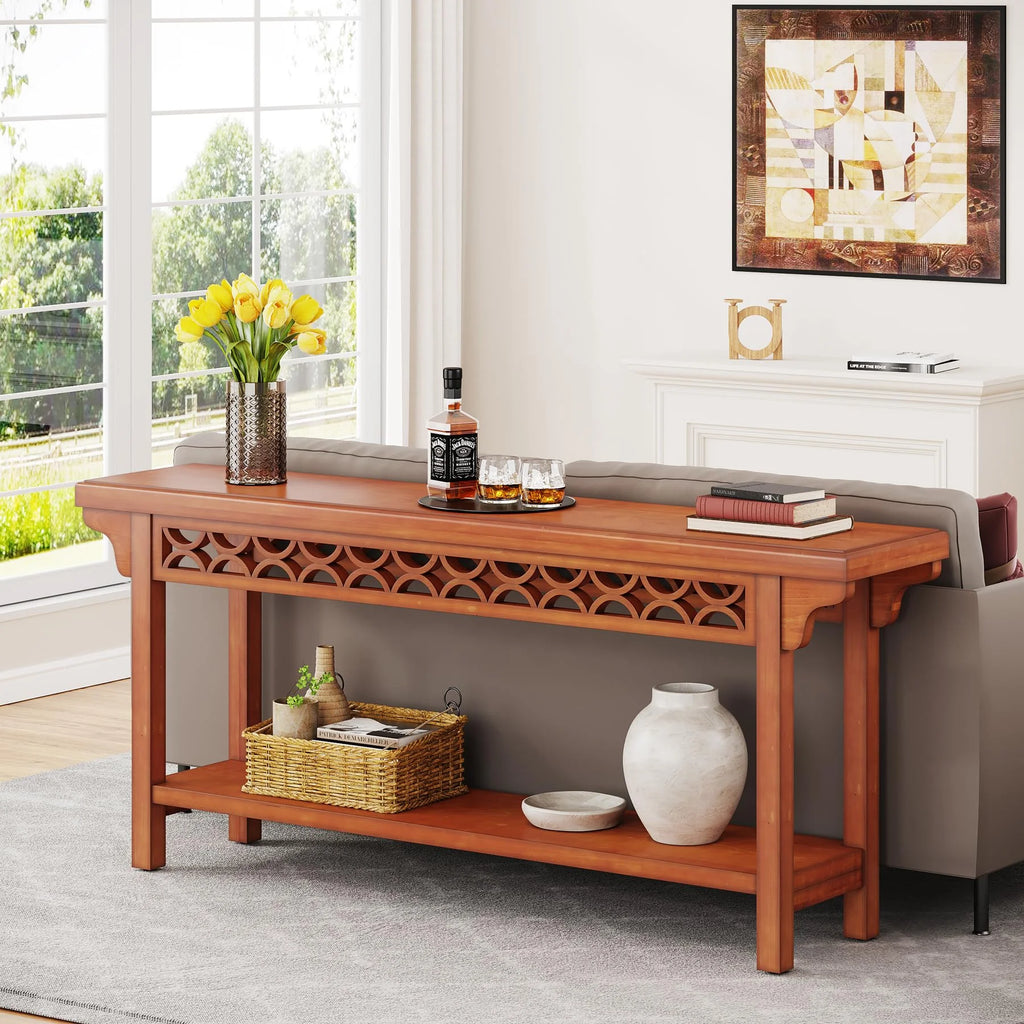 70.8 inch Solid Wood Console Table U780454
