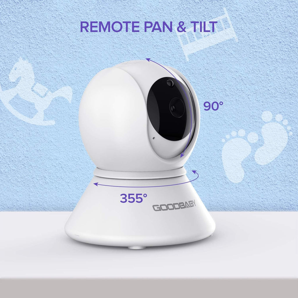 Baby Monitor with Remote Pan-Tilt-Zoom Camera, 3.5” Screen, Night Vision, Talk Back L3112