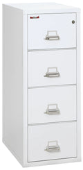 Arctic White 4 Drawer Fire Resistant File Cabinet C7154
