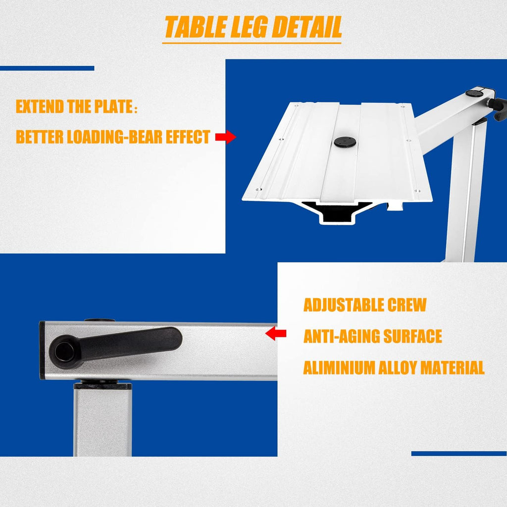 Height Adjust 360 Degree Rotation Removable RV Table Leg Bracket L94893