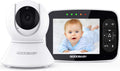 Baby Monitor with Remote Pan-Tilt-Zoom Camera, 3.5” Screen, Night Vision, Talk Back L3112