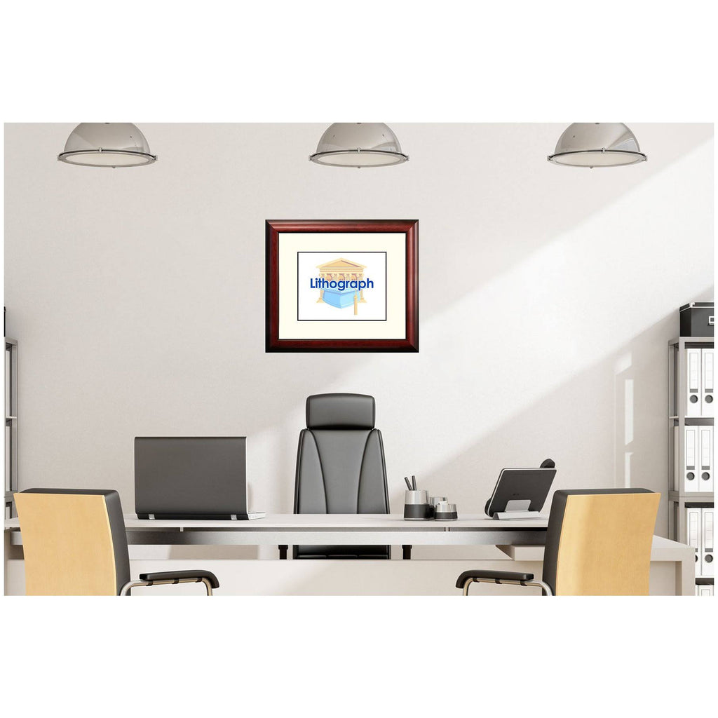 Framed Lithograph B834