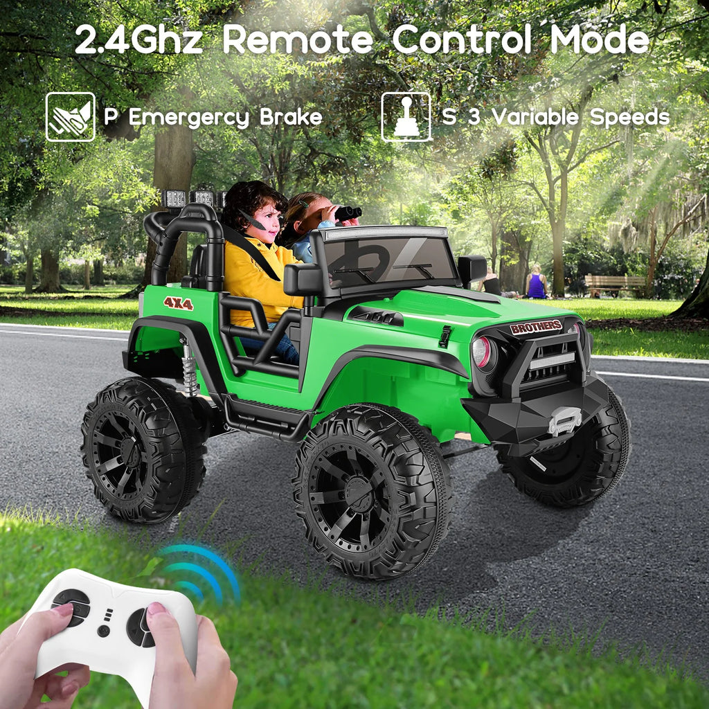 24V 2-Seater Kids Ride on Car Truck O760