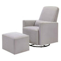 Grey Swivel Glider and Ottoman Z690867