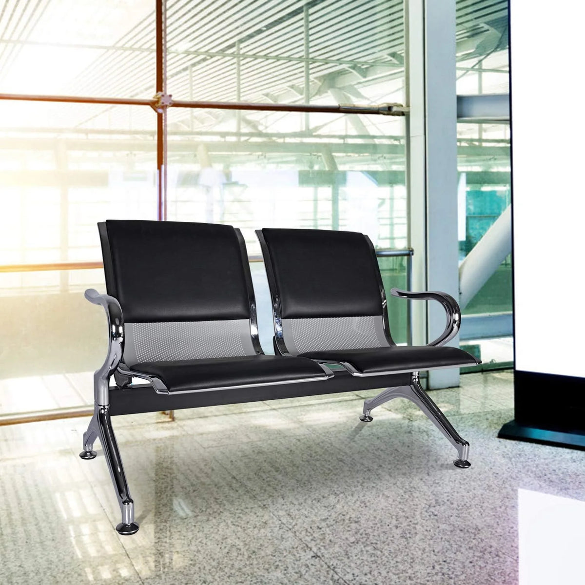 Heavy Duty PU Leather Guest Chairs Q560610