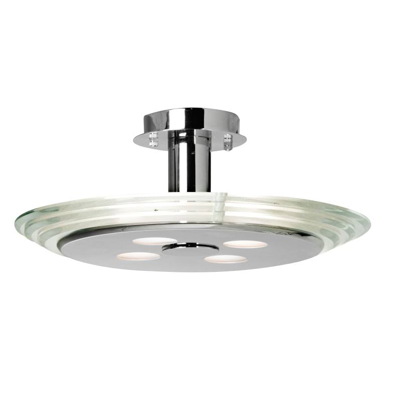 Chrome 4 Light Semi-Flush J4234