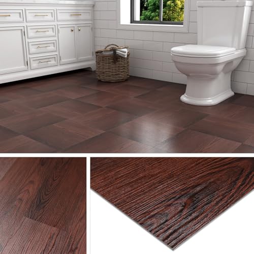 Wood Look Peel and Stick Floor Tile 12x12 S48851